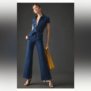 PAIGE Anessa Short Sleeve Jumpsuit size 6